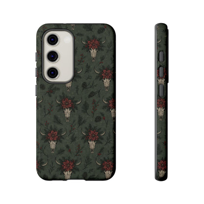 Inked Christmas Skull Tough Case