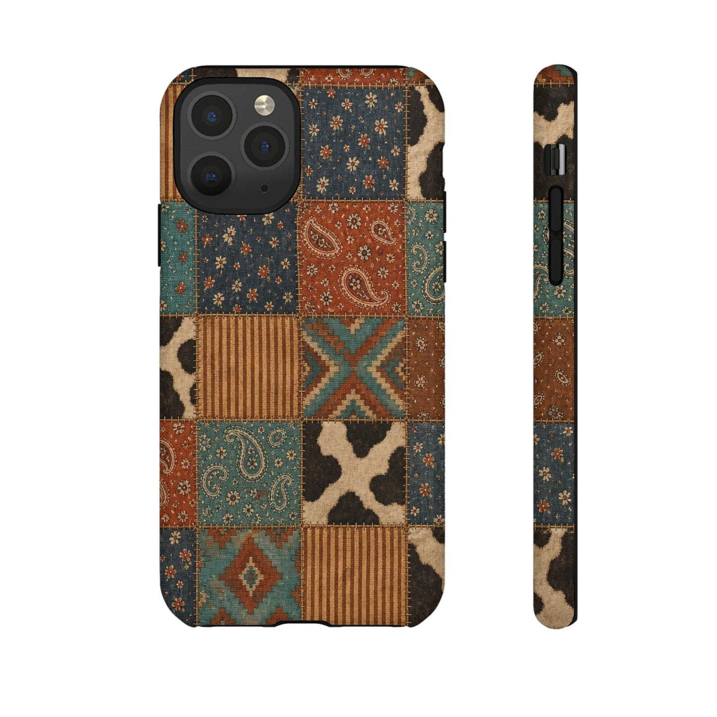 Turquoise Patchwork Tough Case