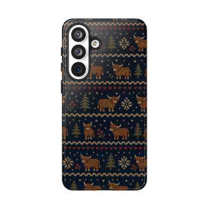 Highland Cow Sweater Tough Case
