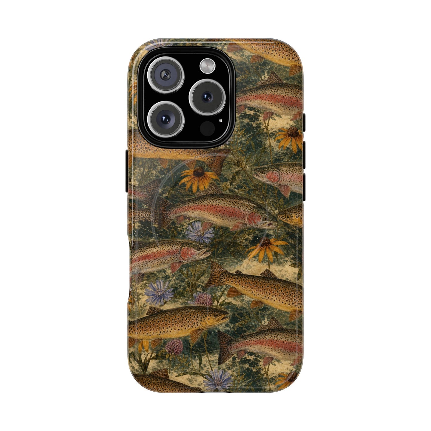 Floral Trout Magnetic Case