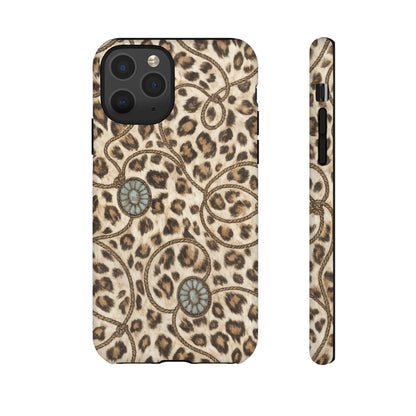Leopard Rope Conchos Tough Case