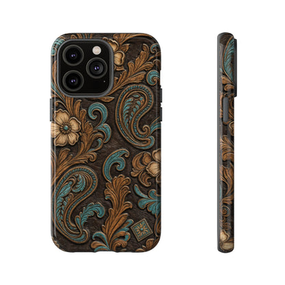 Tooled Paisley Tough Case