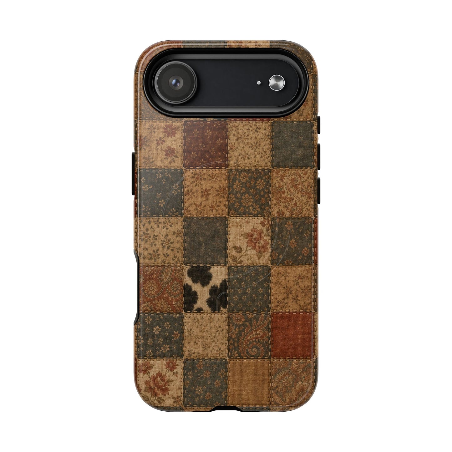 Rustic Patchwork Magnetic Case