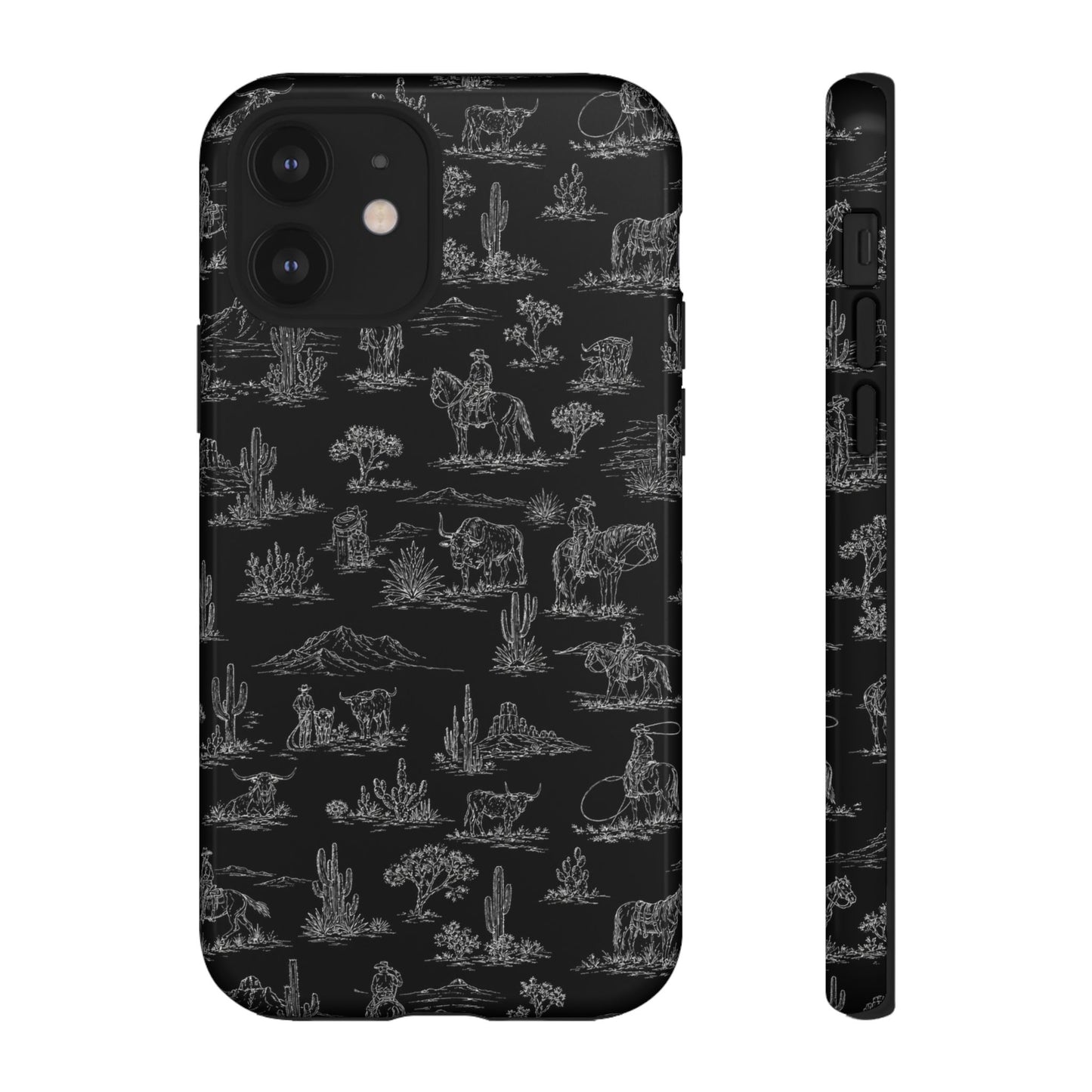 Midnight Toile Tough Case