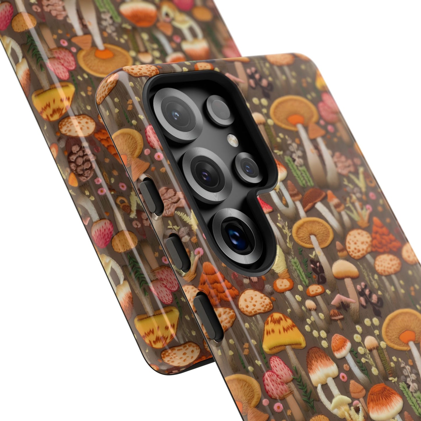 Orange Mushroom Tough Phone Case