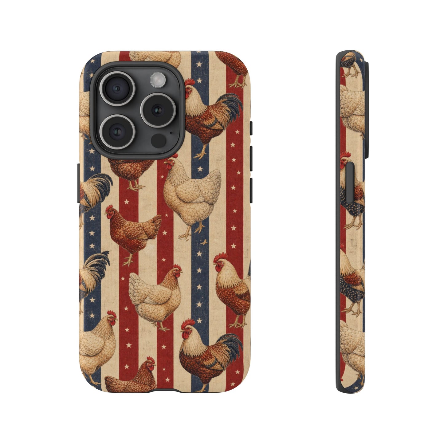 Chickens and Stripes Tough Case