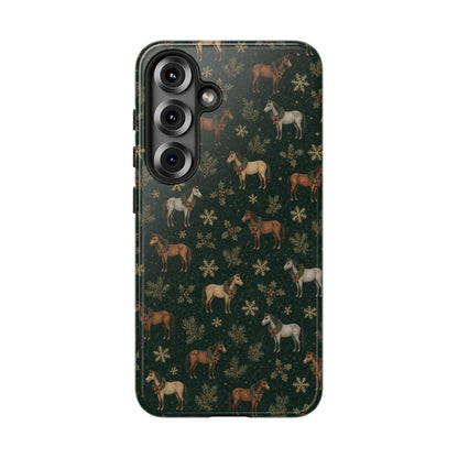 Evergreen Horses Tough Case