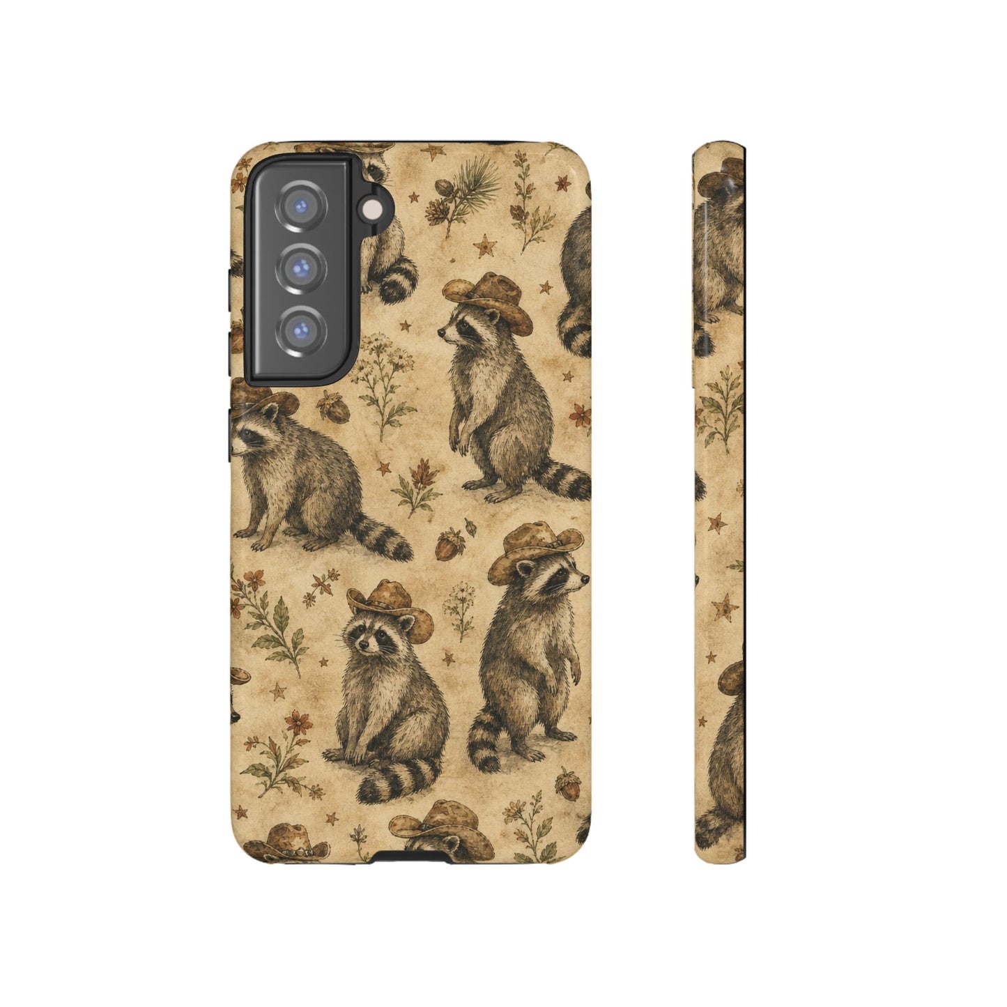 Painted Raccoon Tough Case