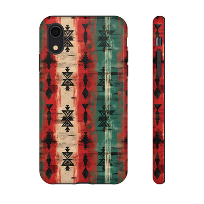 Christmas Grunge Aztec Tough Case
