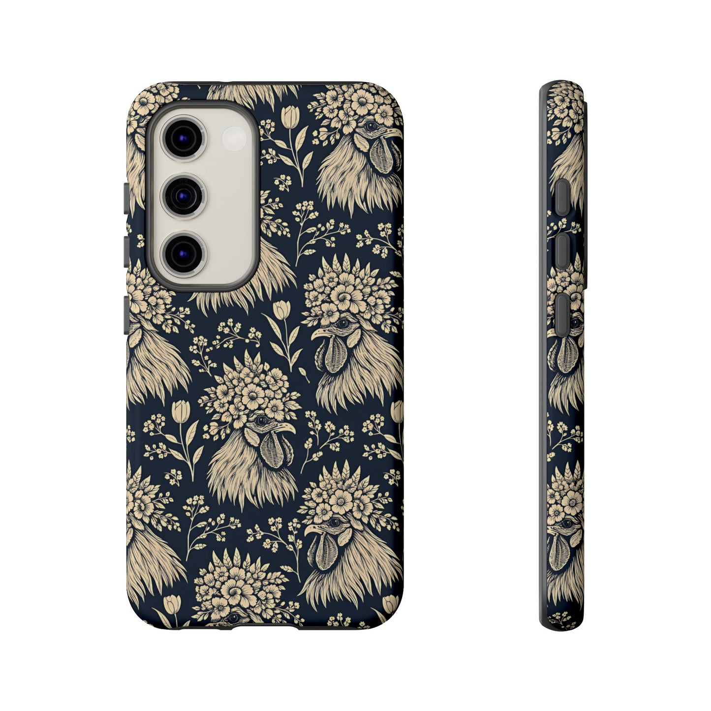 Floral Rooster Tough Case