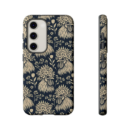 Floral Rooster Tough Case