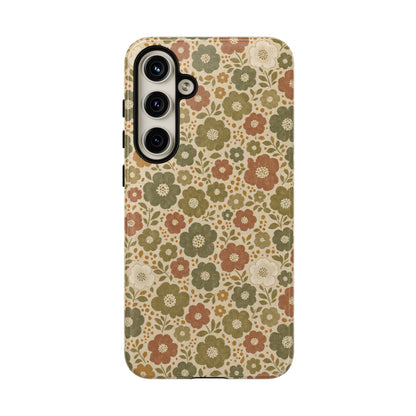 Retro Poppy Field Tough Case