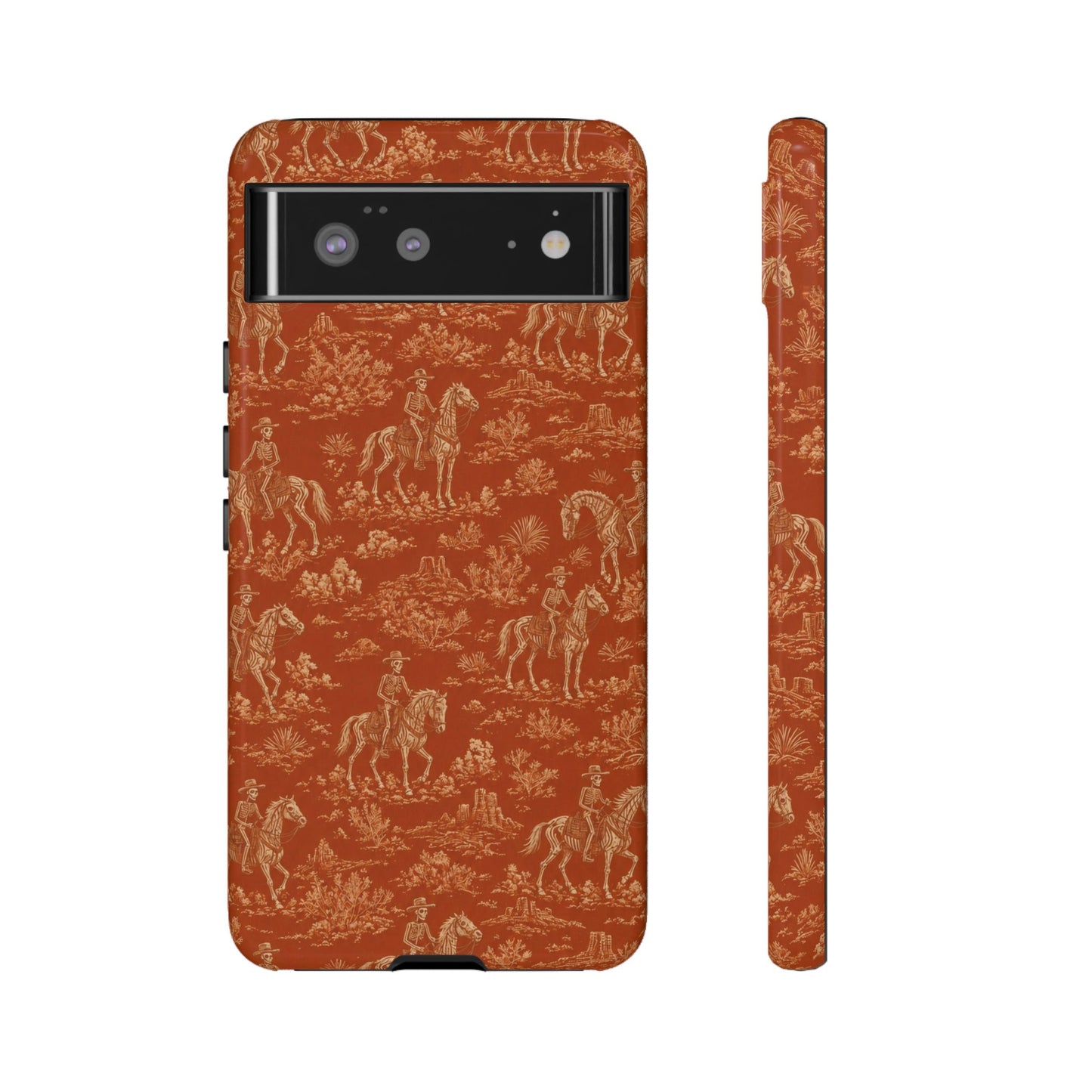Cowboy Skeleton Toile Tough Case