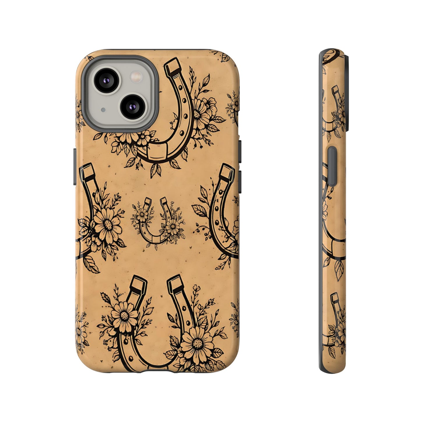Floral Horseshoes Tough Case