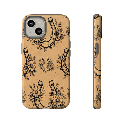 Floral Horseshoes Tough Case