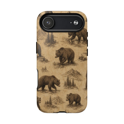 Vintage Bear Magnetic Case