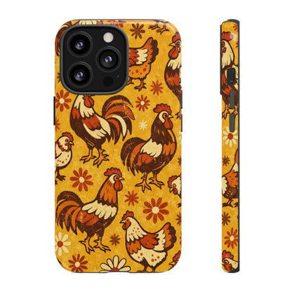 Retro Chickens Tough Case