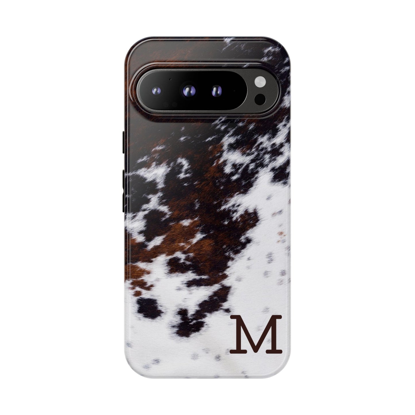Cowhide Monogram Tough Phone Case