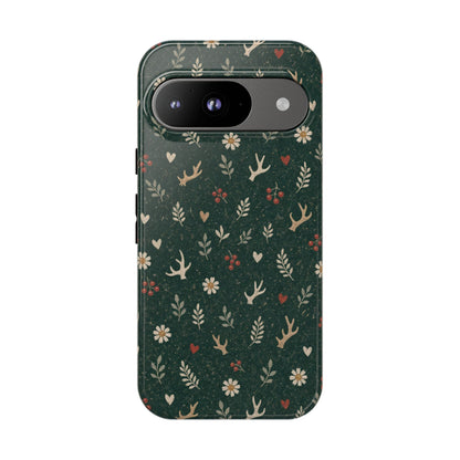 Antler Daisies Evergreen Tough Case