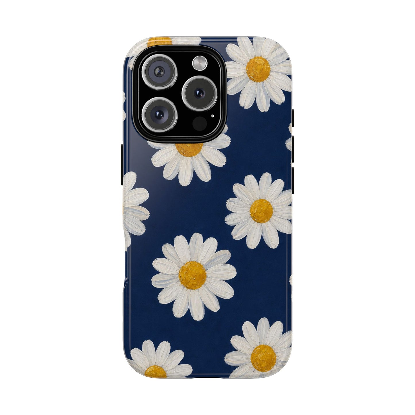 Navy Daisy Tough Case