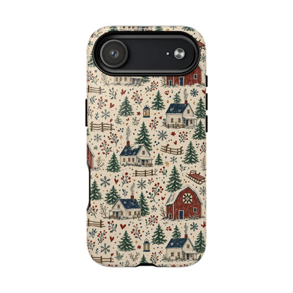 Snowy Farmstead Magnetic Case