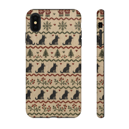 Black Cat Sweater Tough Case