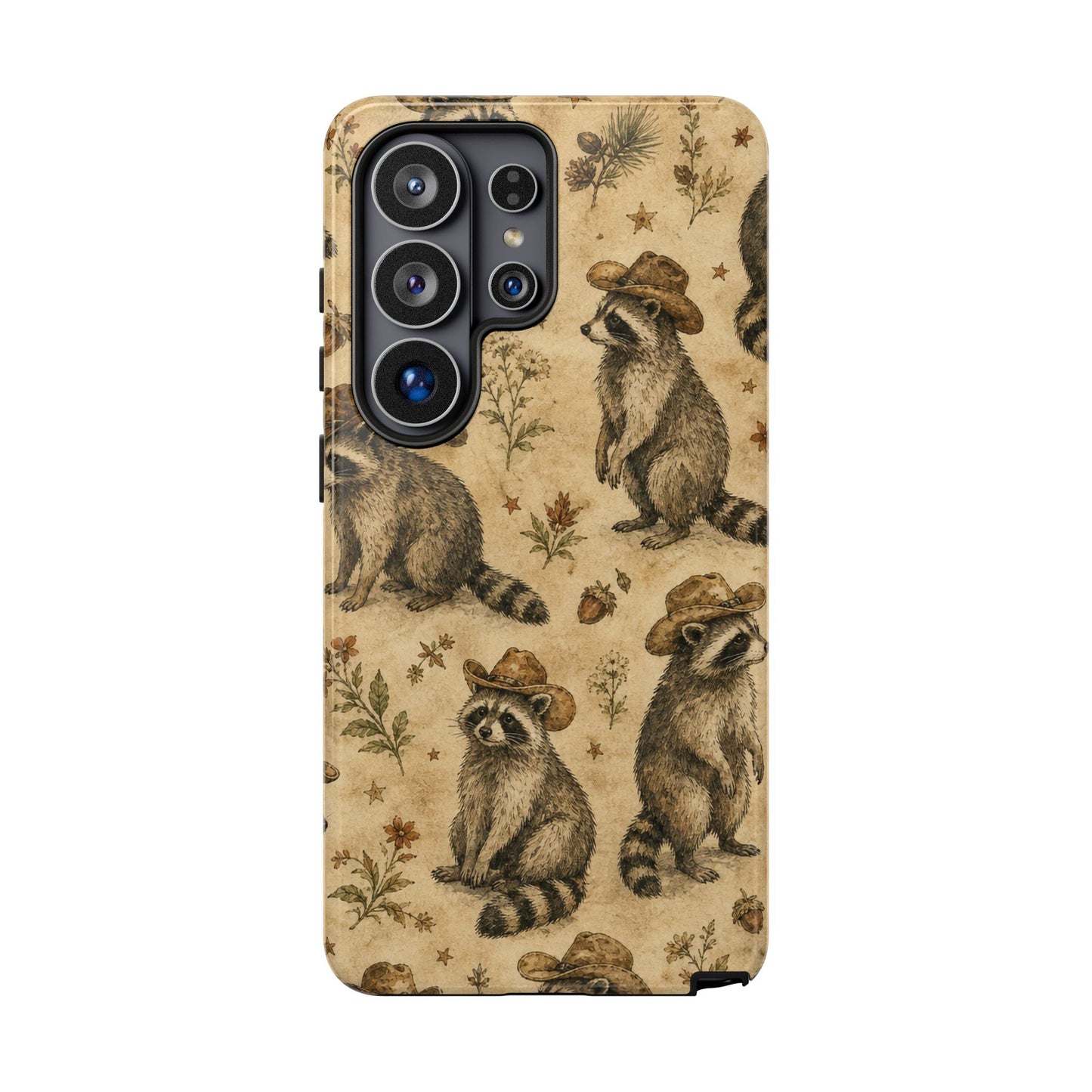 Painted Raccoon Tough Case