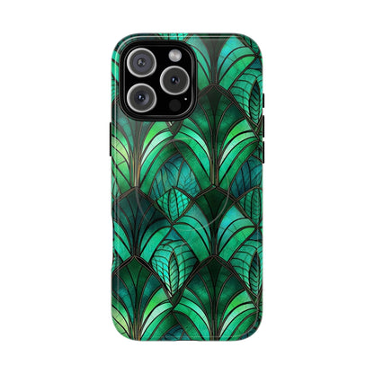 Emerald Green Stained Glass Magnetic Case
