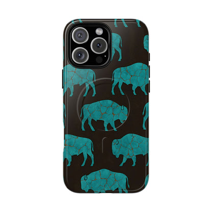 Turquoise Buffalo Magnetic Case