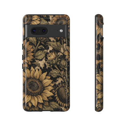 Cowhide Sunflowers Tough Case