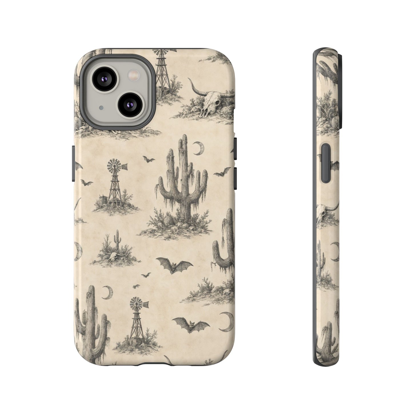 Spooky Desert Toile Tough Case