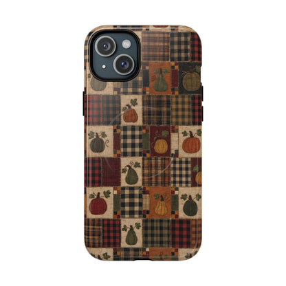 Plaid Pumpkin Magnetic Case