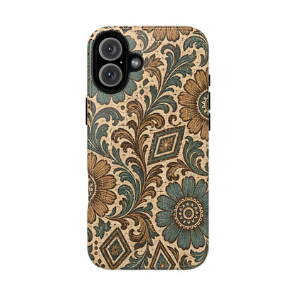 Vintage Floral Magnetic Case