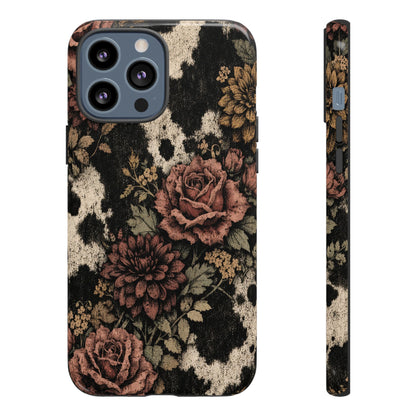 Cowhide Bloom Tough Case