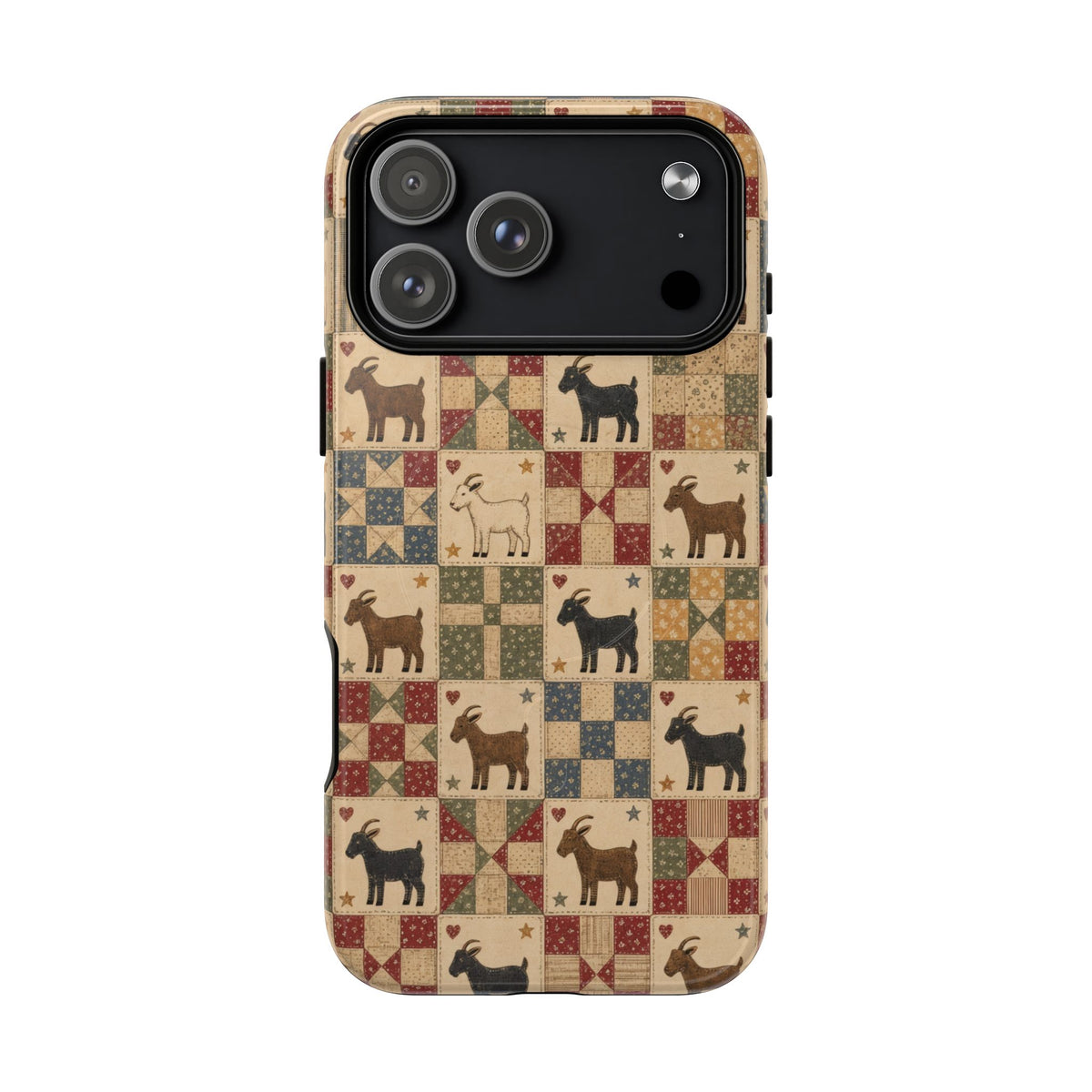 Goat Quilt Magnetic Case