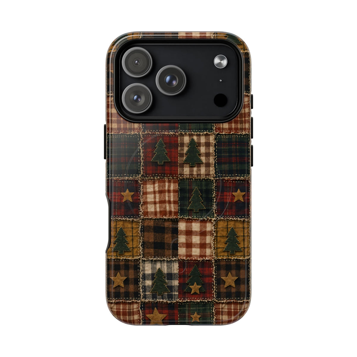 Christmas Rag Quilt Magnetic Case