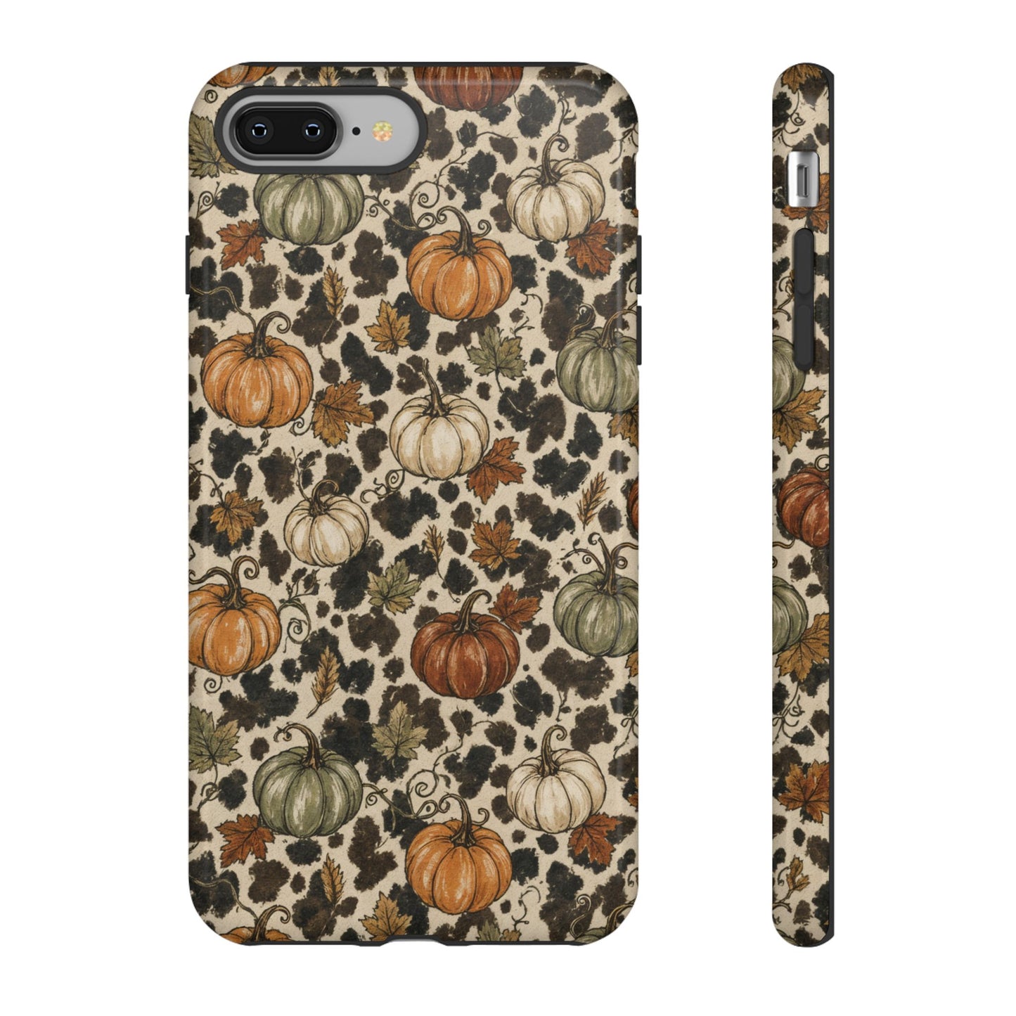 Cowhide Pumpkin Patch Tough Case