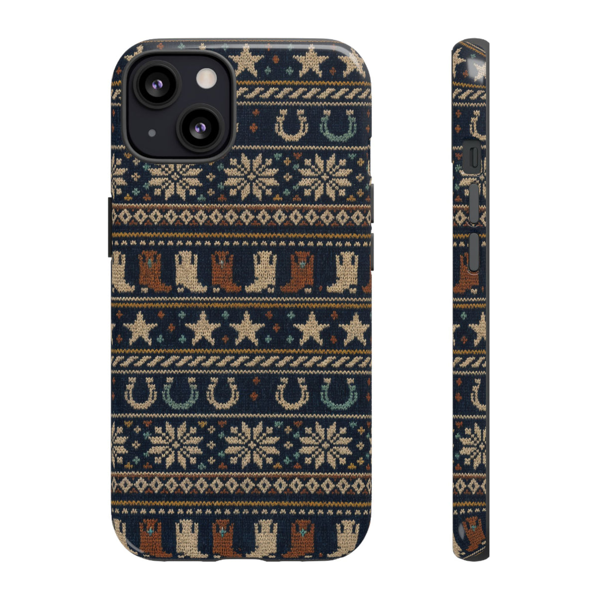 Fair Isle Boots Tough Case