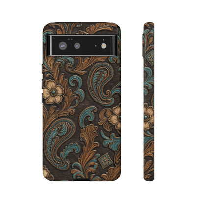 Tooled Paisley Tough Case