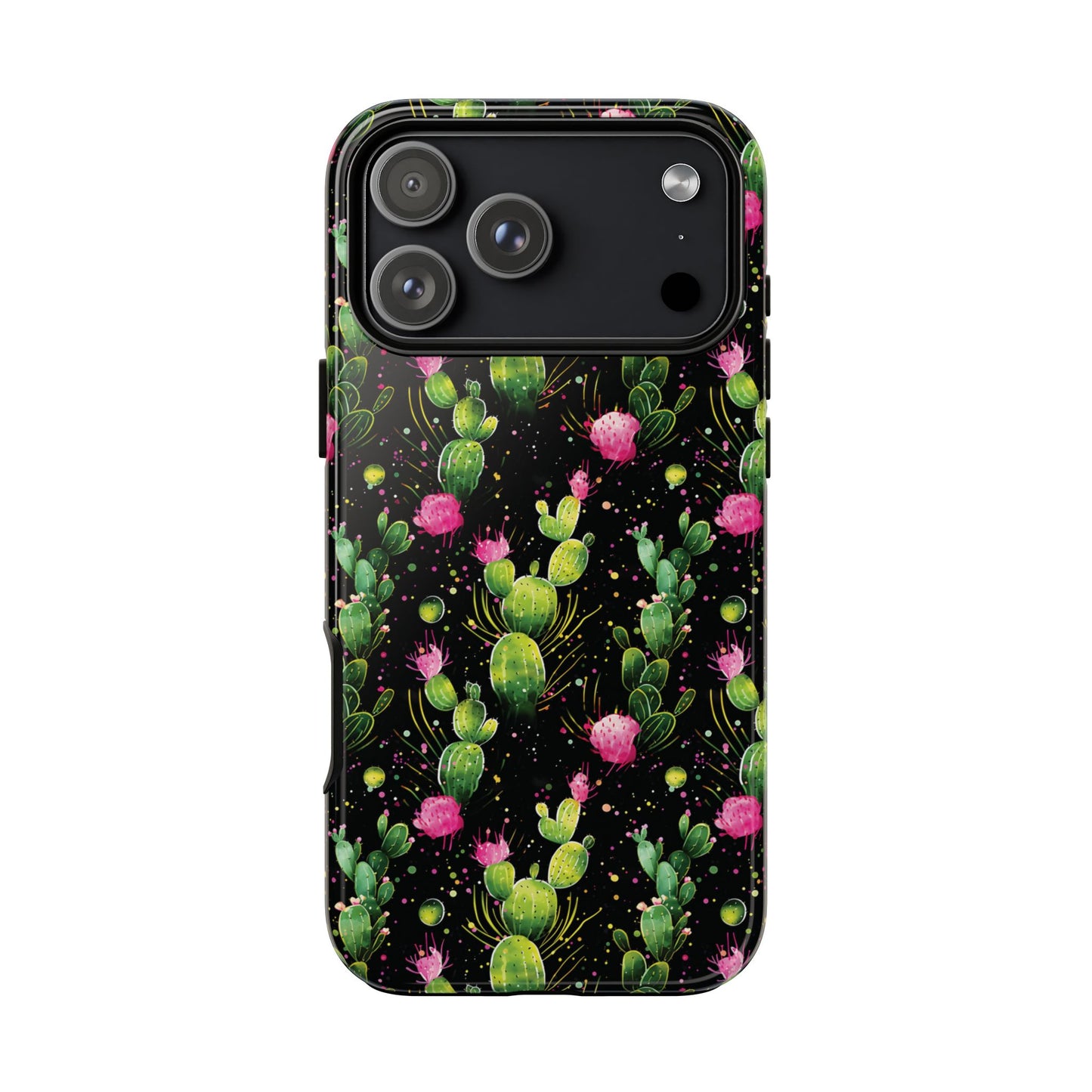 Neon Cactus Tough Phone Case