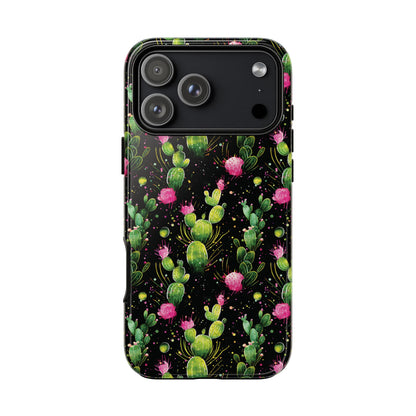 Neon Cactus Tough Phone Case