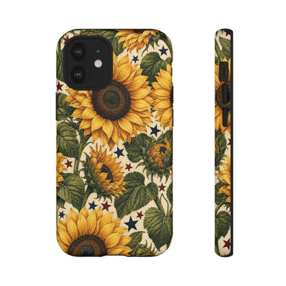 Stars And Sunflowers Tough Case