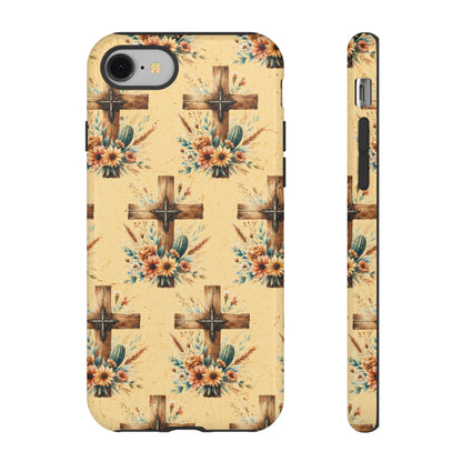 Floral Crosses Tough Case