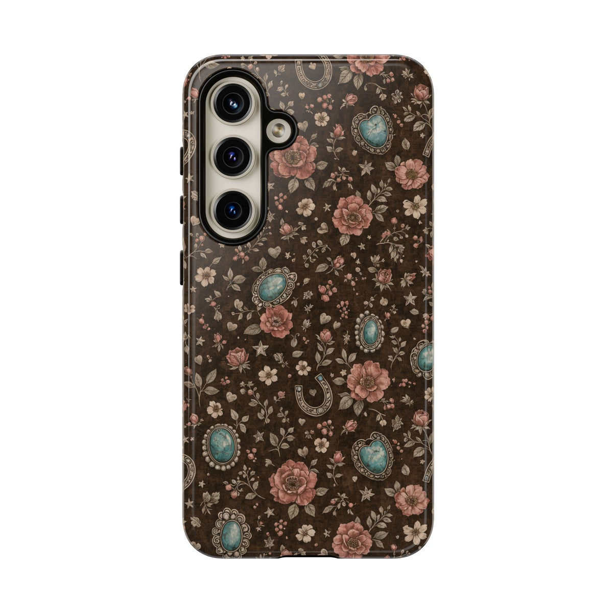 Turquoise Roses Tough Case