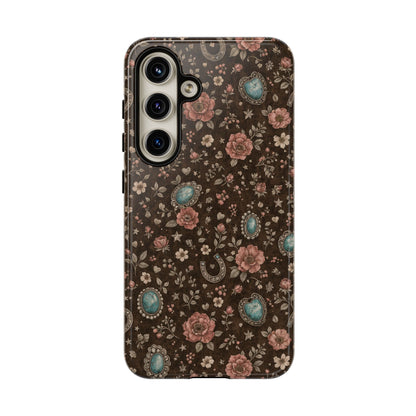 Turquoise Roses Tough Case