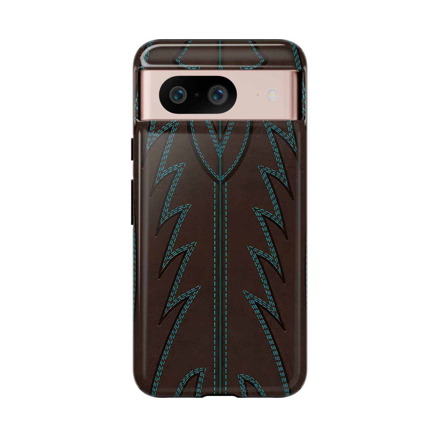 Boot Closeup Brown Turquoise Tough Case