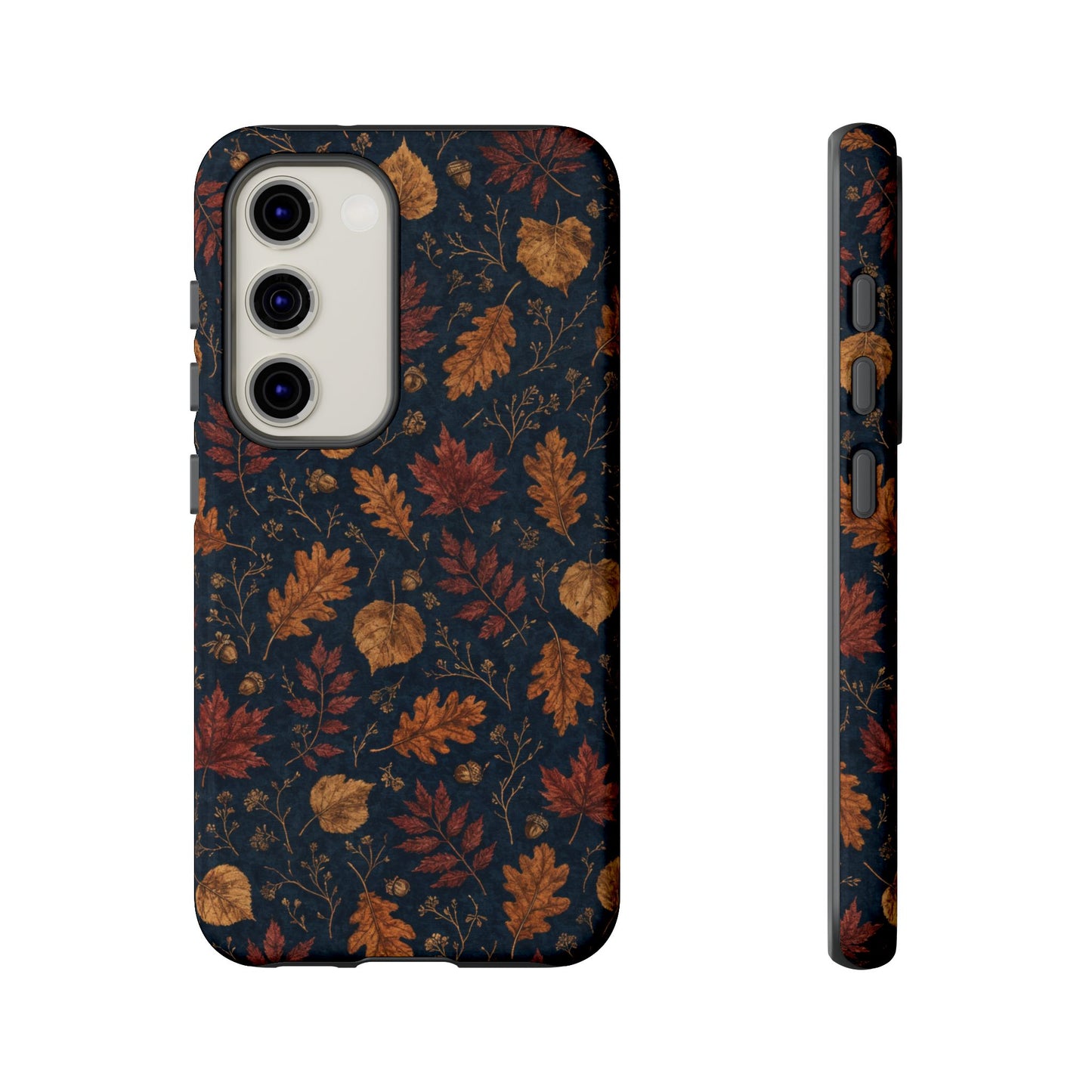 Navy Oak Leaf Tough Case