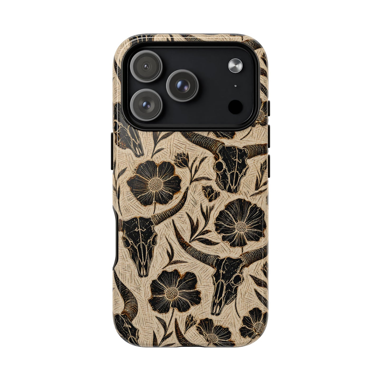 Carved Skulls Magnetic Case