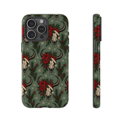 Santa Bull Skulls Tough Case