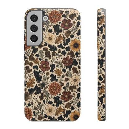 Autumn Cowhide Bloom Tough Case